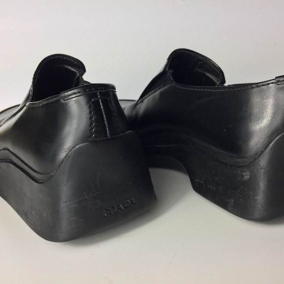 Authentic Prada women's Black shoes size 5.5 stock #69 - Picture 4 of 15
